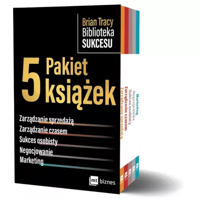 Pakiet Biblioteka sukcesu: Zarz�dzanie sprzeda��, Zarz�dzanie czasem, Sukces osobisty, Negocjowanie, Marketing - Brian Tracy