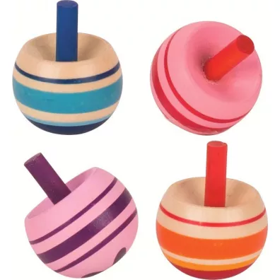 Drewniane mini b�czki w paski Goki