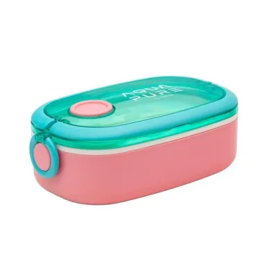 �niadani�wka Aqua Pure ze sztu�cami - mint/pink