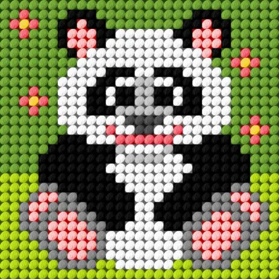 Zestaw do haftu Moje pierwsze wyszywanie Panda Anex-bis