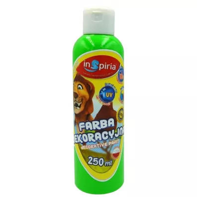 InSpiria Farba dekoracyjna fluorescencyjna zielona 250 ml