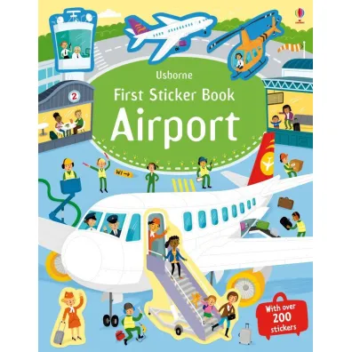 First Sticker Book. Airport wer. angielska - Sam Smith, Wesley  Robins