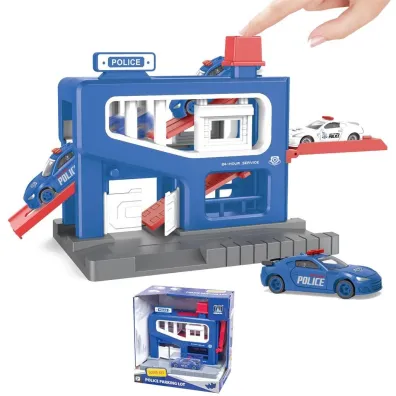 Parking policyjny + auto metalowe Trifox