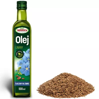 Targroch Olej lniany toczony na zimno 500 ml