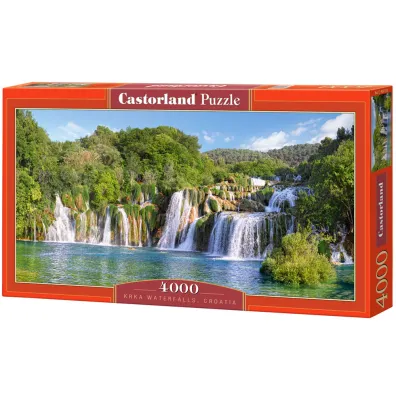 Puzzle 4000 el. Wodospady Krka, Chorwacja Castorland