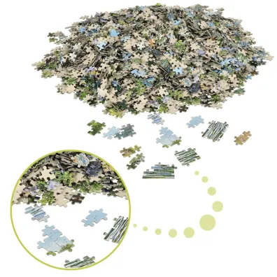 Puzzle 4000 el. Wodospady Krka, Chorwacja Castorland