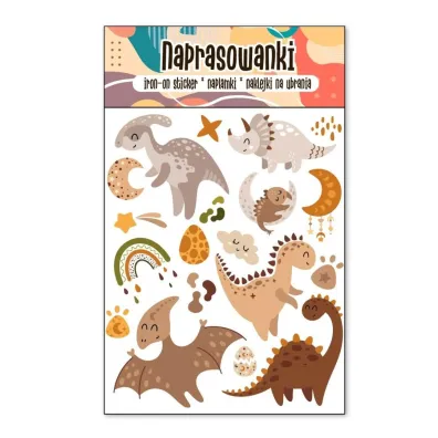Cass film Naprasowanki Termo Naklejki na Ubrania Dinozaury