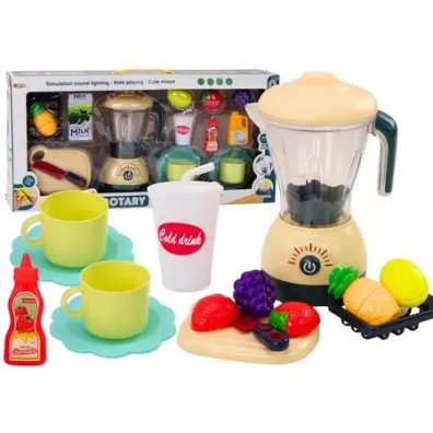 Zestaw elektryczny blender owoce �wiat�a d�wi�ki LeanToys