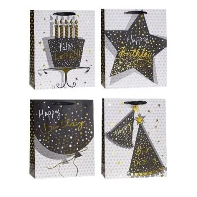 Rozette Torebka ozdobna brokat mix 26x32x10cm