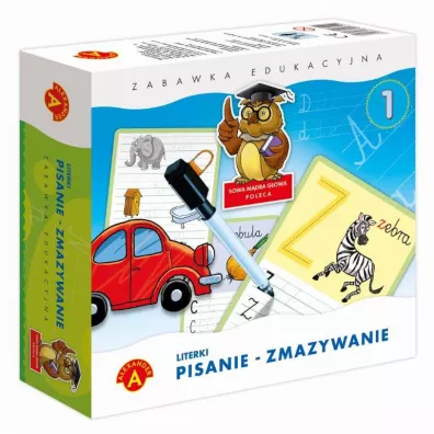Literki. Pisanie-zmazywanie Alexander