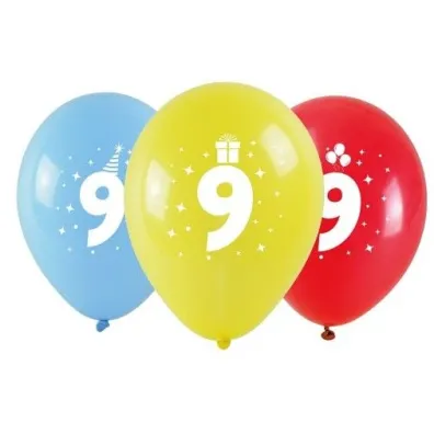 Balony z nadrukiem 9 28cm