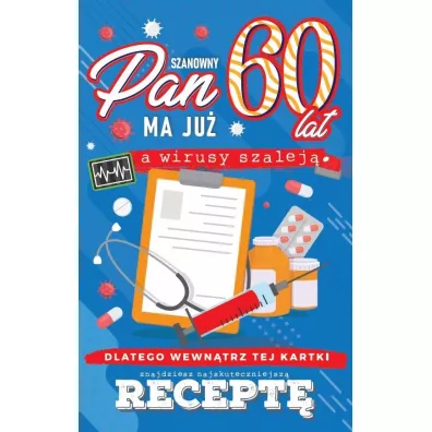Yeku Karnet Urodzinowy z recept� 60 JCX-051