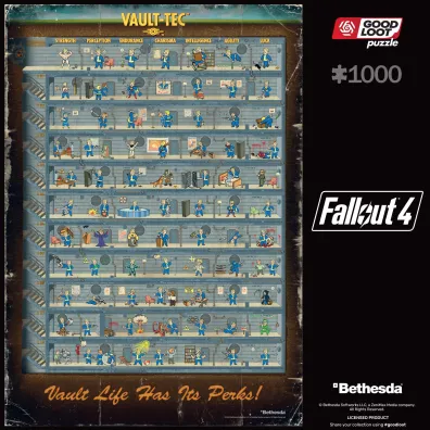 Puzzle 1000 el. Fallout 4 Perk Poster Good Loot