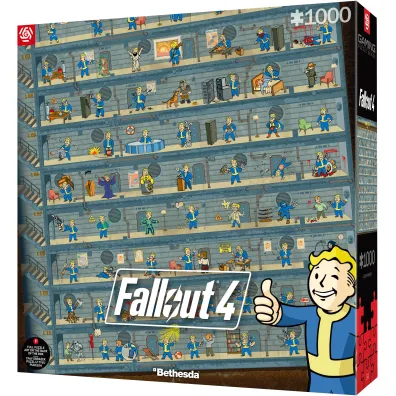 Puzzle 1000 el. Fallout 4 Perk Poster Good Loot