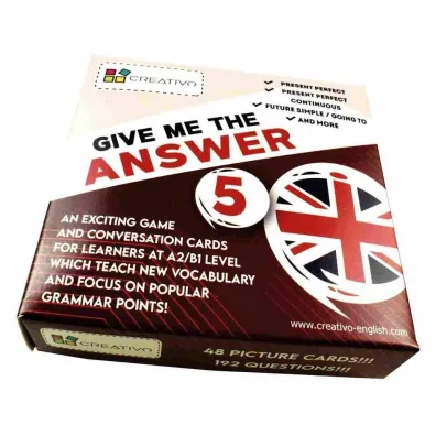 Karty j�zykowe Angielski Give me the answer Level 5 - Pawe� Dwornik