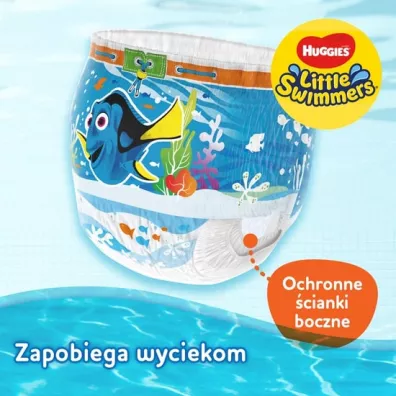 Huggies Pieluchy do pywania 3-4 Little Swimmers (7-15 kg) Zestaw 3 x 12 szt.