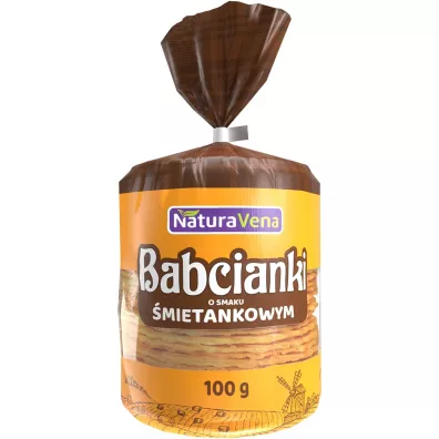 NaturaVena Wafelki Babcianki �mietankowe 100 g