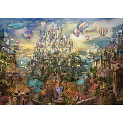 Puzzle 8000 el. Miasto marze� Educa