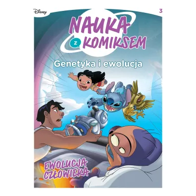 Nauka z komiksem Ewolucja cz�owieka. Genetyka i ewolucja. Tom 3