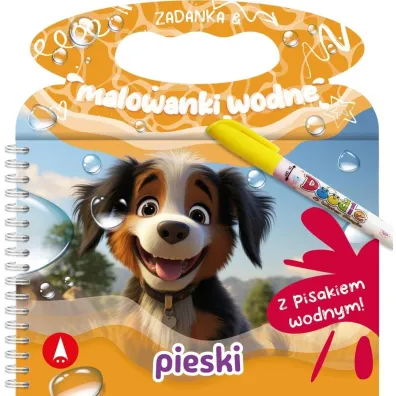 Malowanka 200X140 Zadanka & malowanki wodne. Pieski  PISAK SKRZAT 079852 - Wioleta �y�owska
