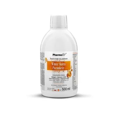 Pharmovit Suplement diety na w�osy, sk�r� i paznokcie w p�ynie bezglutenowy 500 ml