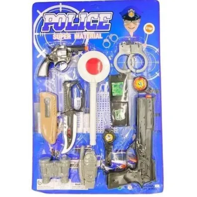Zestaw policyjny z lizakiem Pegaz Toys