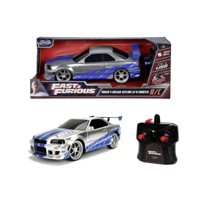 Auto Nissan Skyline GTR JADA RC F&F 1:16 zdalnie sterowny Simba