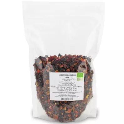 Horeca Herbatka dzika r�a z hibiskusem 500 g Bio