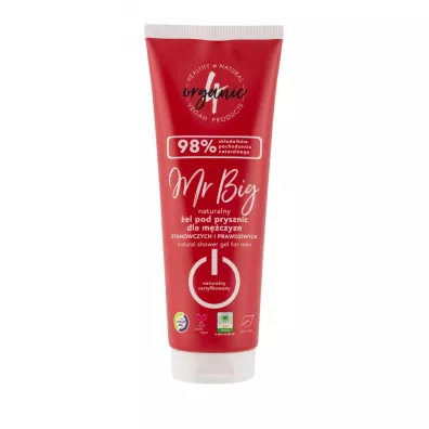 4organic Mr Big naturalny �el pod prysznic dla m�czyzn 250 ml