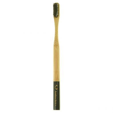 Bamboo Hero Bambusowa szczoteczka do zębów premium miękka Czarna