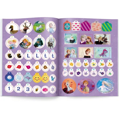 Disney uczy kraina lodu Zeszyt �wicze� Litery UDZ-9303