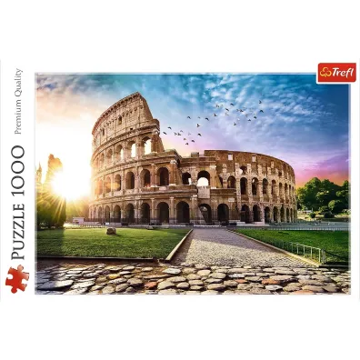 Puzzle 1000 el. Koloseum w promieniach s�o�ca Trefl