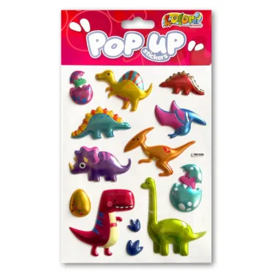 Penmate Naklejki metaliczne Happy Dinozaurs