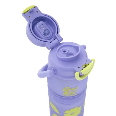 Patio Bidon 740ml Coolpack Sphera Flores Lila