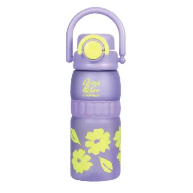 Patio Bidon 740ml Coolpack Sphera Flores Lila