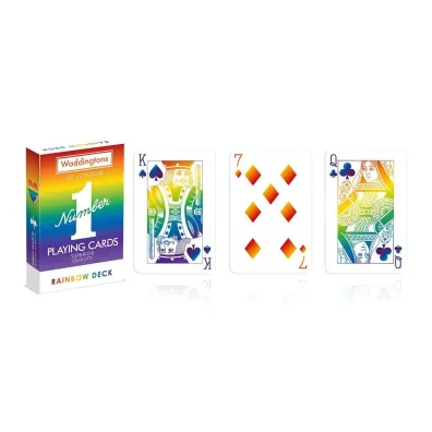 Karty do gry Waddingtons No. 1. Rainbow Deck