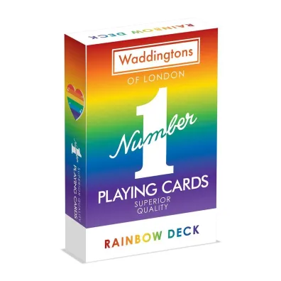 Karty do gry Waddingtons No. 1. Rainbow Deck