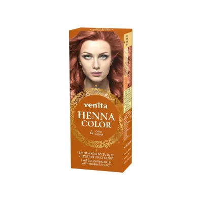 Venita Henna Color balsam koloryzuj�cy z ekstraktem z henny 4 Chna 75 ml