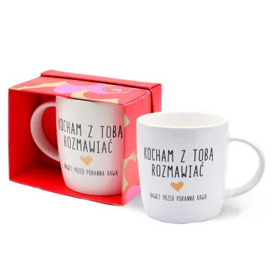 Kukartka Kubek Kocham z Tob� rozmawia� Walentynki PASSION CARDS TOP-010