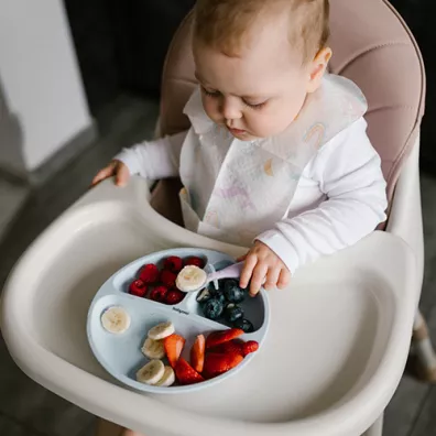 Babyono Silikonowy talerzyk z przyssawk