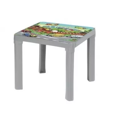Stolik plastikowy pastel szary 3Toysm