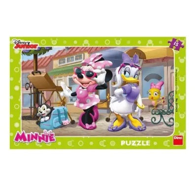 Puzzle ramkowe 15 el. Minnie na Montmartre Dino Toys