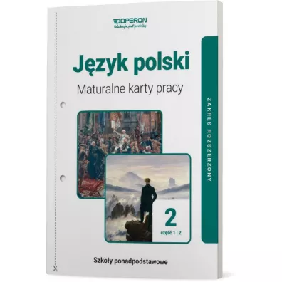 J�zyk polski 2. Maturalne karty pracy. Cz�� 1 i 2. Linia I. Zakres rozszerzony. Szko�y ponadpodstawowe