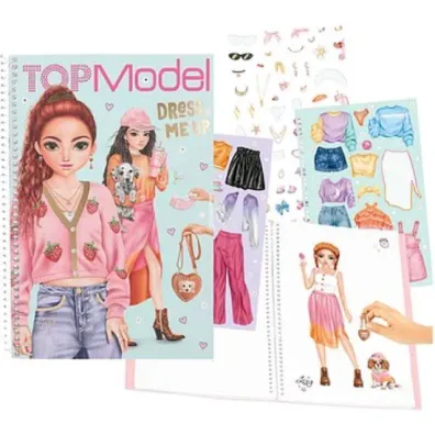 Zestaw Dress Me Up Big Top Model z naklejkami 13486A
