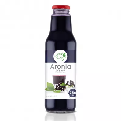 Natural Life Sok aronia 100% 750 ml