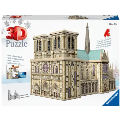 Puzzle 324 el. 3D Katedra Notre Dame Ravensburger