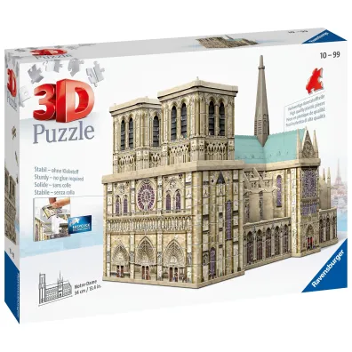 Puzzle 324 el. 3D Katedra Notre Dame Ravensburger