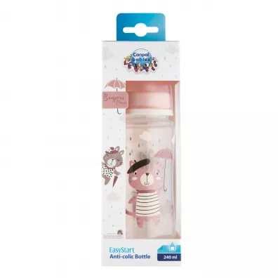 Canpol Babies Butelka szeroka antykolkowa EasyStart 240 ml