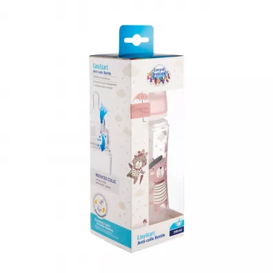 Canpol Babies Butelka szeroka antykolkowa EasyStart 240 ml