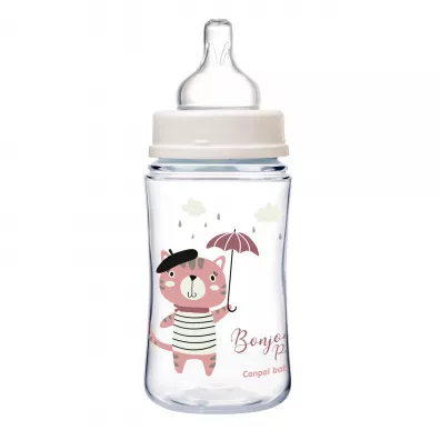Canpol Babies Butelka szeroka antykolkowa EasyStart 240 ml